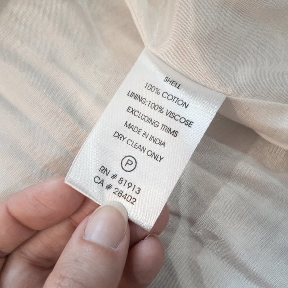 Plenty by Tracy Reese B&W Stripe Embroidered Flare Dress Size 8 Like New - Picture 10 of 12